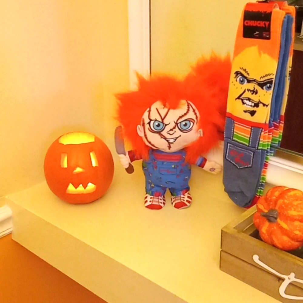 Talking Chucky Doll and Sock Combo